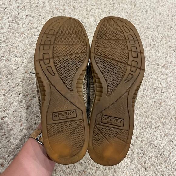 Sperry Gray Boat Shoes Sz 8.5 Casual Comfort Preppy Coastal - Picture 2 of 5